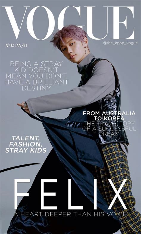 felix stray kids vogue.